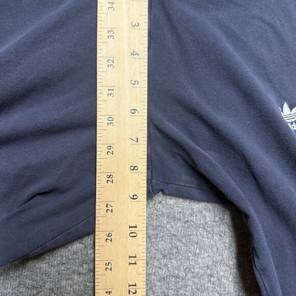 Adidas Leggings Womens Small Navy Blue Activewear Athleisure Ankle - Picture 6 of 7